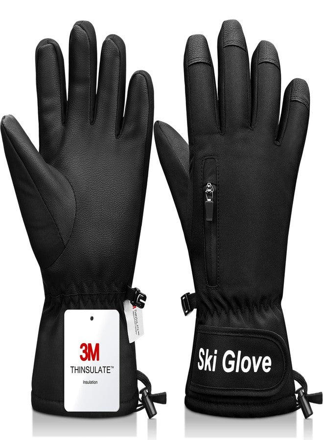 Odtmger Warm and Breathable Snow Gloves - Waterproof and Anti-Slip Ski Gloves for Boys & Girls, Men & Women - Image 1